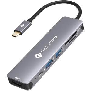 NOVOO Hub USB C, Adaptateur USB C vers HDMI 6 en 1 - Arame Business Trading - Le meilleur de l'électroménager au Sénégal